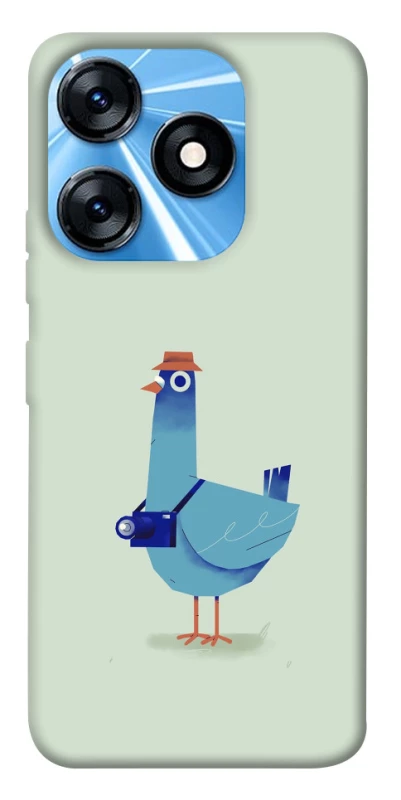 Чохол на TECNO Spark 10 Голуб-детектив фото 1 з 1