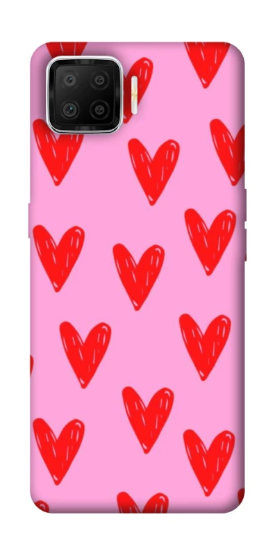 Чехол на Oppo A73 (2017) Red hearts 2 фото 1 из 1