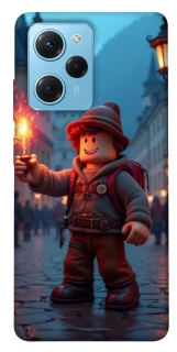 Чохол на Xiaomi Poco X5 Pro 5G Roblox Fire Logo Blue Flames фото 1 з 1