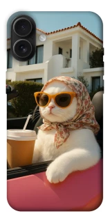 Чехол на Apple iPhone 16 Plus Stylish Cat Cruise фото 1 из 1