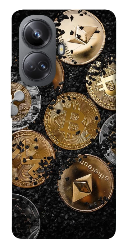 Чохол на Realme 10 Pro+ Many coins v2 фото 1 з 1
