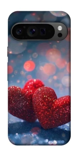Чехол на Google Pixel 9 Pro Red hearts фото 1 из 1