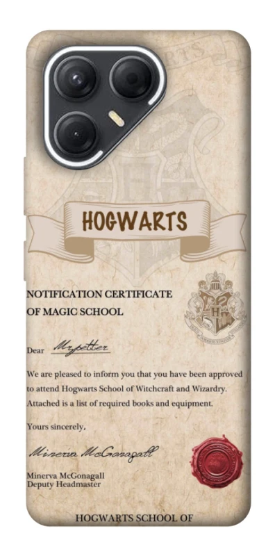Чехол на TECNO Pova 7 The Hogwarts acceptance letter фото 1 из 1