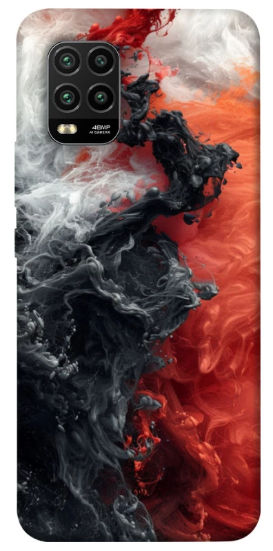 Чохол на Xiaomi Mi 10 Lite Black and Red фото 1 з 1
