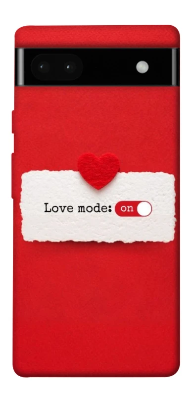 Чохол на Google Pixel 6a Love Mode ON фото 1 з 1