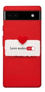 Чохол на Google Pixel 6a Love Mode ON фото 1 з 1