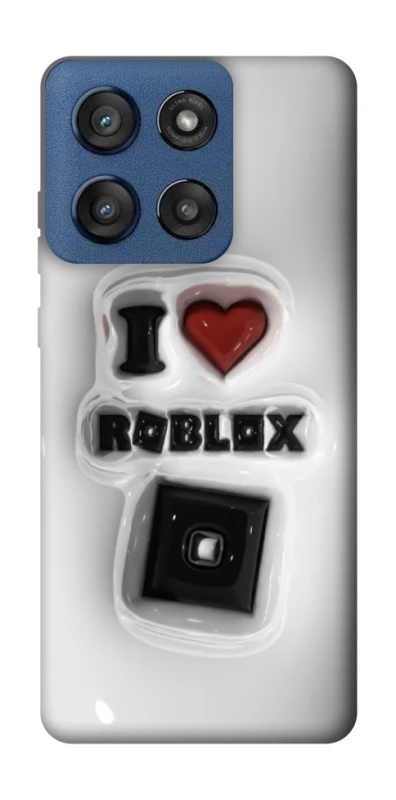 Чохол на Motorola Edge 60 Stylus I love Roblox фото 1 з 1