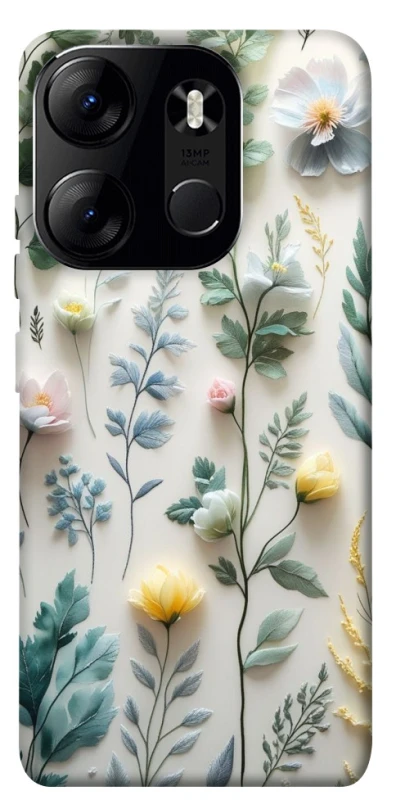 Чехол на Tecno Spark Go 2023 Floral design ver.4 фото 1 из 1