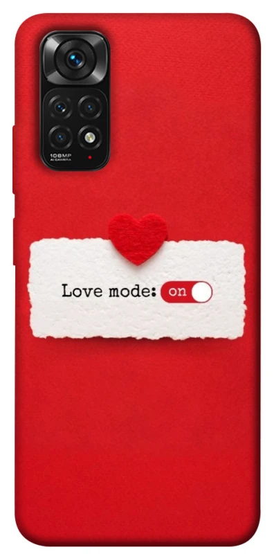 Чохол на Xiaomi Redmi Note 11 (Global) / Note 11S Love Mode ON фото 1 з 1