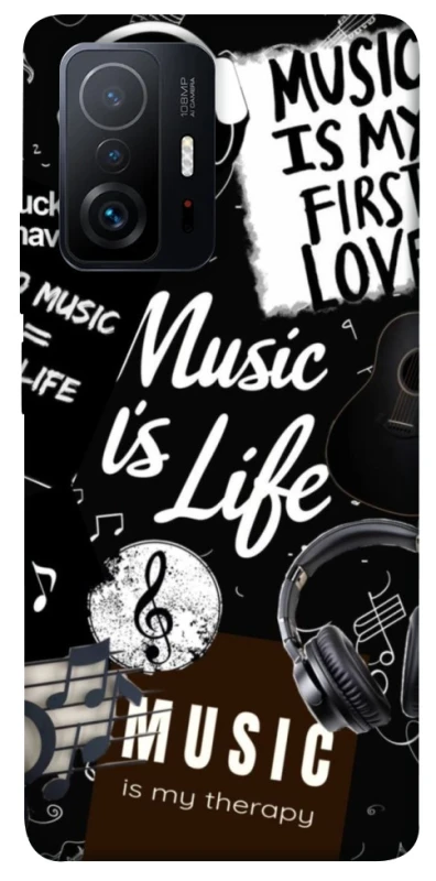 Чехол на Xiaomi 11T / 11T Pro Music is Life фото 1 из 1