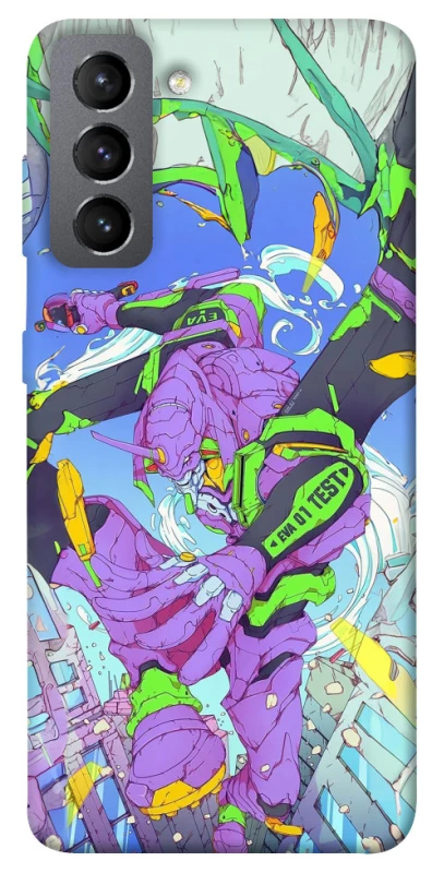 Чохол на Samsung Galaxy S21 FE Євангеліон v2 фото 1 з 1