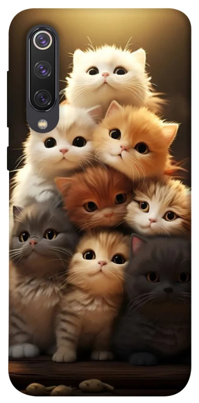 Чехол на Xiaomi Mi 9 SE Чехол Kittie Love v2 фото 1 из 1