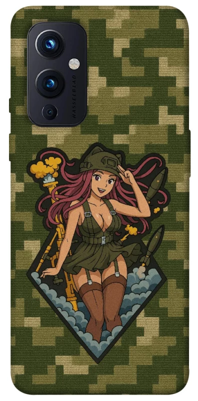 Чехол на OnePlus 9 Military Waifu фото 1 из 1
