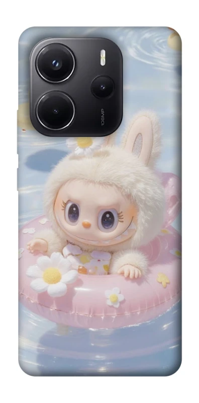 Чохол на Xiaomi Redmi Note 14 4G (Europe version) Labubu swimming фото 1 з 1
