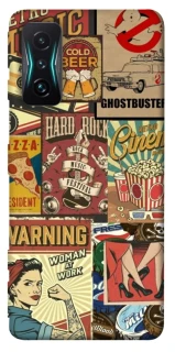 Чохол на Xiaomi Redmi K50 Gaming Retro collage ver.2 фото 1 з 1