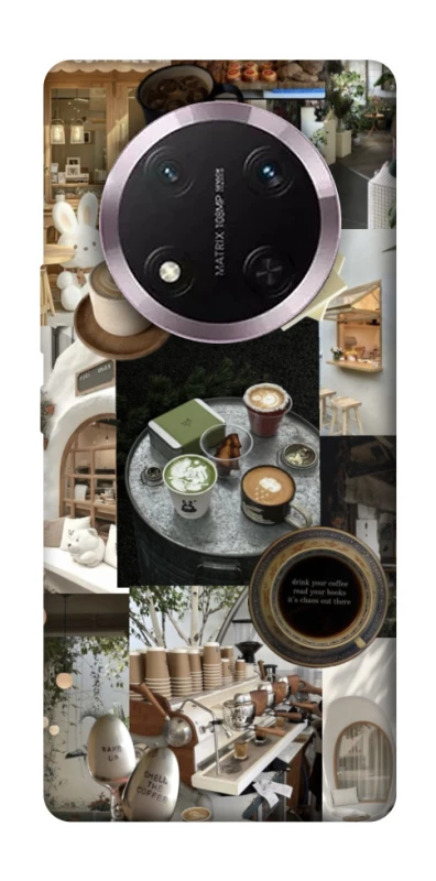 Чохол на Honor X9c Coffee collage ver.4 фото 1 з 1