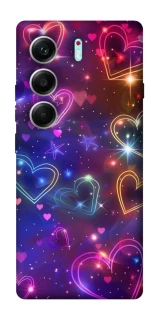 Чохол на Tecno Camon 40 Pro 5G Drawn hearts фото 1 з 1