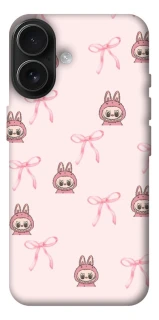 Чохол на Apple iPhone 17 (6.3") Pink bows and Labubus фото 1 з 1