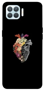 Чехол на Oppo F17 Pro Heart with flowers фото 1 из 1