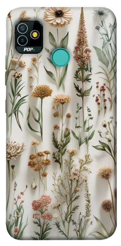 Чехол на TECNO POP 5 Floral design ver.2 фото 1 из 1