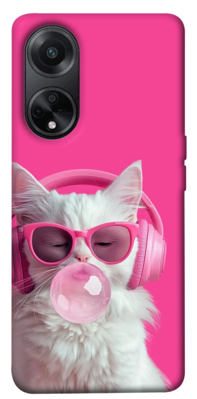 Чехол на Oppo A98 Pink kitty фото 1 из 1