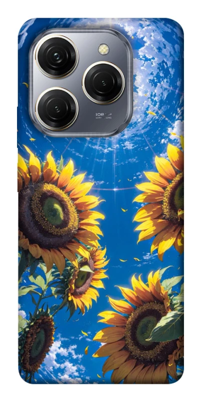 Чохол на TECNO Spark 20 Pro Sunflowers фото 1 з 1