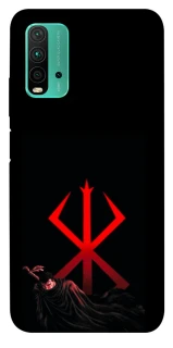 Чехол на Xiaomi Redmi Note 9 4G / Redmi 9 Power Berserk Red Logo фото 1 из 1