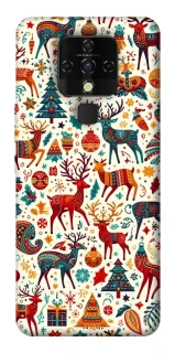 Чехол на TECNO Camon 16 SE Christmas spirit ver.5 фото 1 из 1