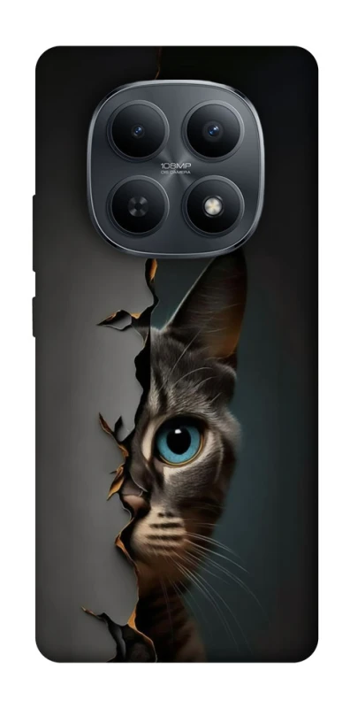 Чехол на Xiaomi Redmi Note 15 4G/5G (EU) Кот-подглядыватель v2 фото 1 из 1