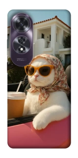 Чохол на Oppo A60 Stylish Cat Cruise фото 1 з 1