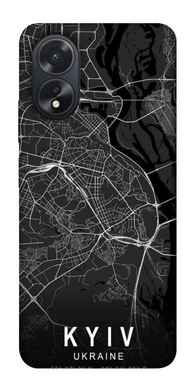 Чехол на Oppo A18 Kyiv map фото 1 из 1