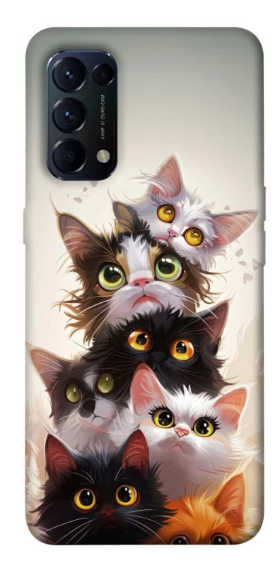 Чехол на Oppo Reno 5 4G Сat eyes фото 1 из 1