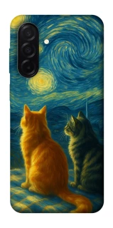 Чехол на Samsung Galaxy A26 5G Cats under the stars фото 1 Чехол на Samsung Galaxy A26 5G Cats under the stars фото 1 из 1