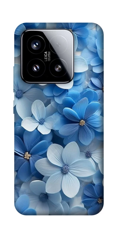 Чохол на Xiaomi 15 Сині квіти фото 1 з 1