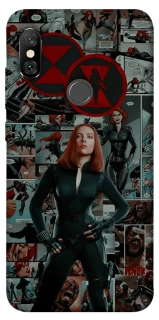 Чохол на Xiaomi Redmi Note 6 Pro Black Widow фото 1 з 1