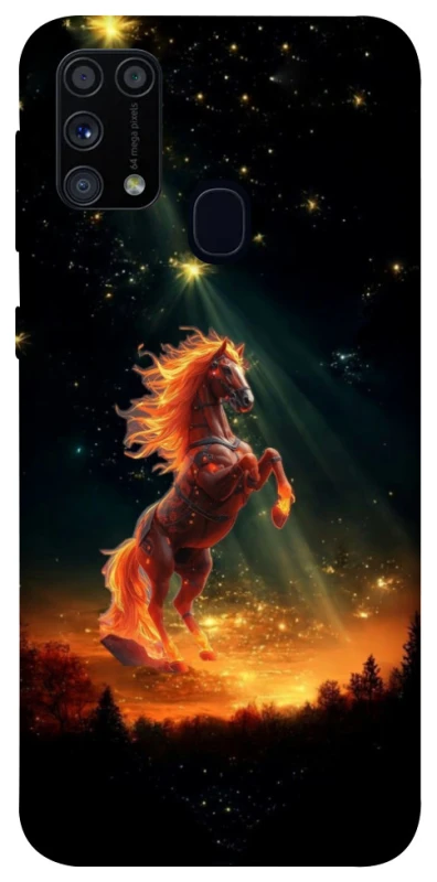 Чохол на Samsung Galaxy M31 Red Fire Horse ver.2 фото 1 з 1