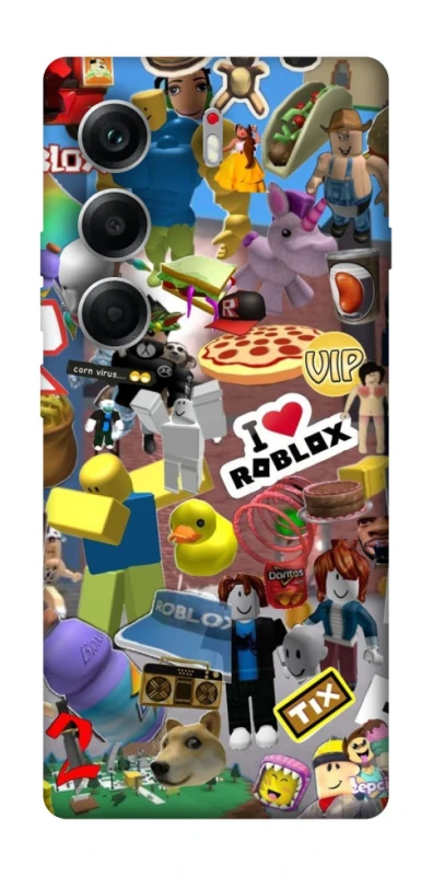 Чехол на Tecno Camon 40 Roblox collage ver.5 фото 1 из 1