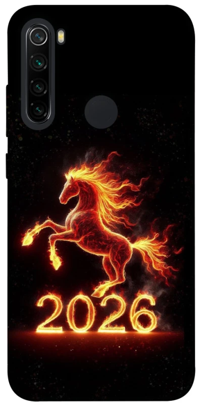 Чохол на Xiaomi Redmi Note 8 Red Fire Horse ver.1 фото 1 з 1