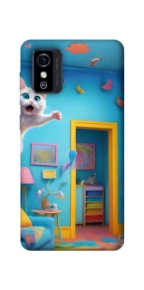 Чохол на ZTE Blade L9 crazy cat фото 1 з 1