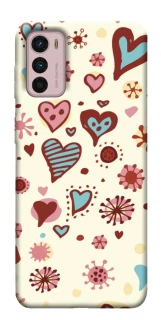 Чехол на Motorola Moto G42 Pretty hearts фото 1 из 1