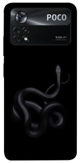 Чохол на Xiaomi Poco X4 Pro 5G Black snake фото 1 з 1