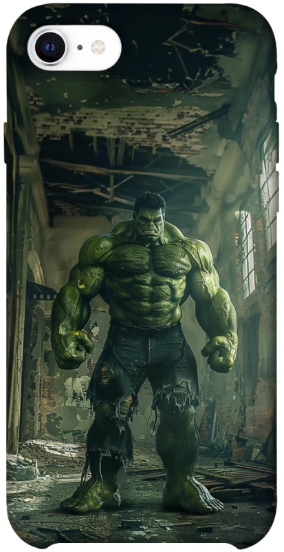 Чехол на Apple iPhone SE (2020) Angry Hulk фото 1 из 1