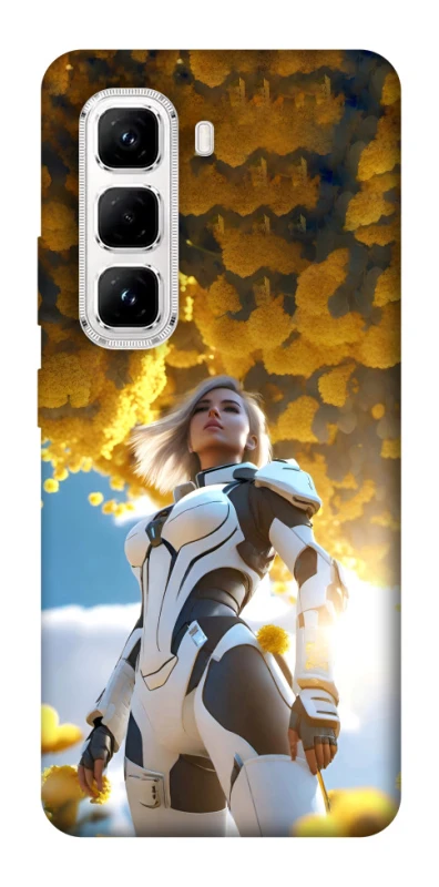 Чохол на Infinix Hot 50 Pro Cyber space girl ver.3 фото 1 з 1