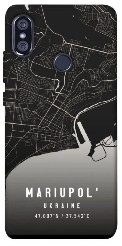 Чехол на Xiaomi Redmi Note 5 Pro / Note 5 (AI Dual Camera) Mariupol map фото 1 из 1
