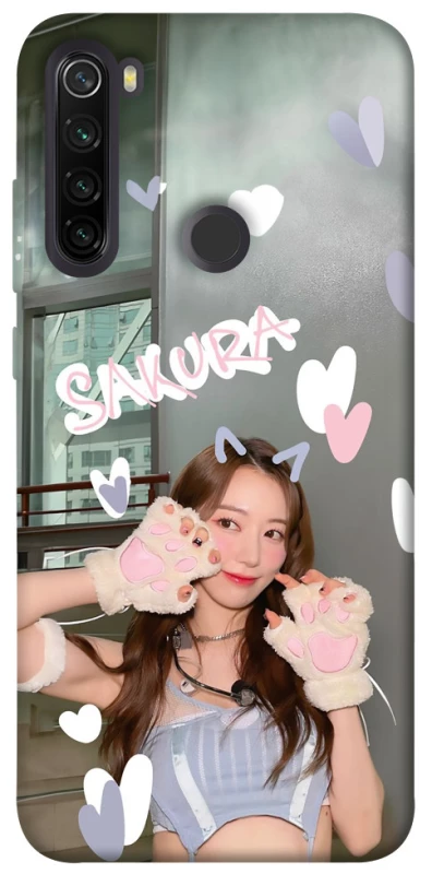 Чехол на Xiaomi Redmi Note 8T Sakura - LE SSERAFIM фото 1 из 1