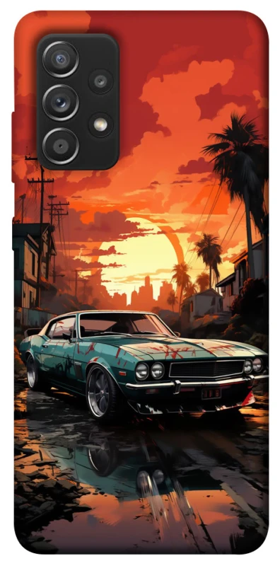 Чохол на Samsung Galaxy A52 4G / A52 5G Car at sunset фото 1 з 1