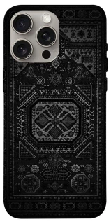 Чехол на Apple iPhone 15 Pro Max (6.7") Черный ковер фото 1 из 1