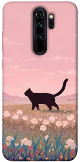 Чехол на Xiaomi Redmi Note 8 Pro cat on a field фото 1 из 1