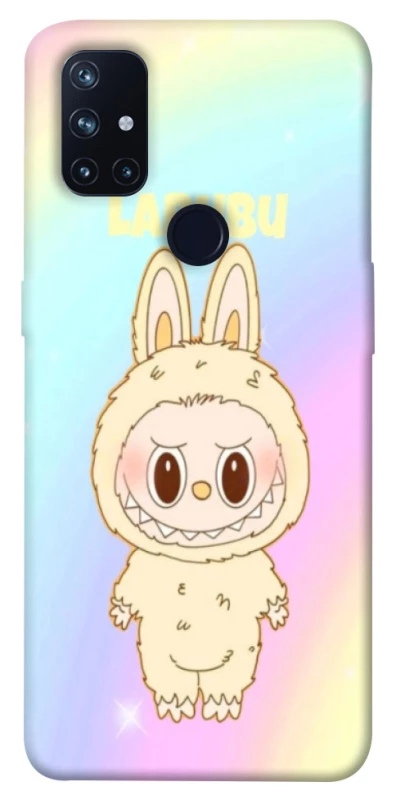 Чохол на OnePlus Nord N10 5G Fluffy Rainbow Labubu фото 1 з 1