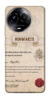 Чехол на Realme C67 4G The Hogwarts acceptance letter фото 1 из 1